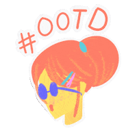 Girl Fashion Sticker