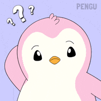 Question Mark What GIF by Pudgy Penguins