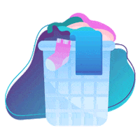 SkipSouthAfrica clothes liquid laundry skip Sticker