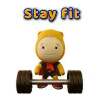 Fitness Working Out Sticker by Gumazing