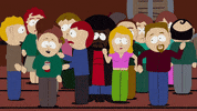 happy walking GIF by South Park 