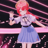 Wave Wink GIF