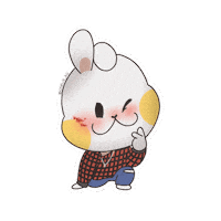 Rabbit X Sticker