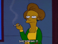 Season 3 Smoking GIF by The Simpsons