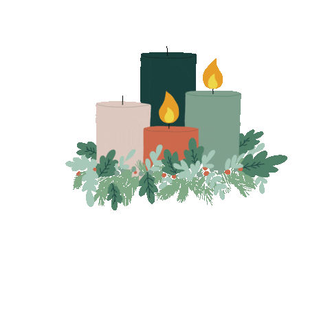 180gradsalon weihnachten advent adventskalender kerze Sticker