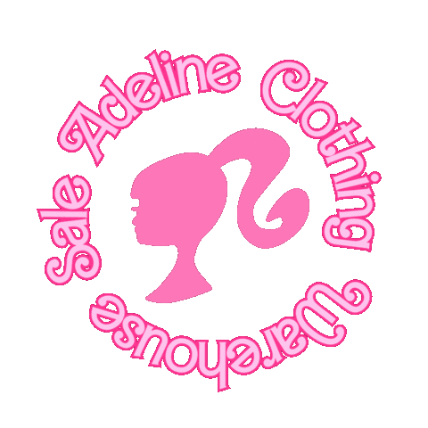 Happy Barbie Movie Sticker by Adeline Clothing