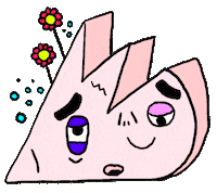 Tired Zig Zag Sticker by Tarver