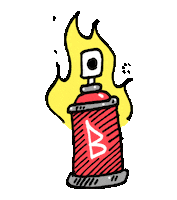 Graffiti Aerosol Sticker by Brako