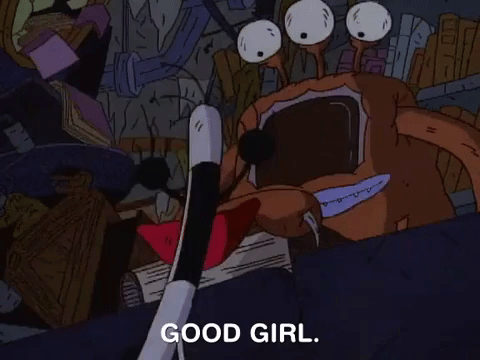 nickrewind giphydvr nicksplat aaahh real monsters giphyarm044 GIF