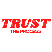 Trust The Process Sticker by The Brow Project
