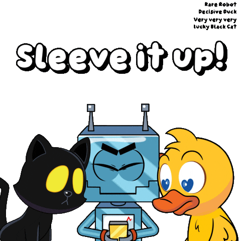 Wo Black Cat Sticker by VeeFriends