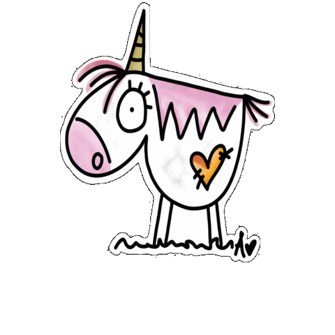 Unicorn Einhorn Sticker by Moepsel