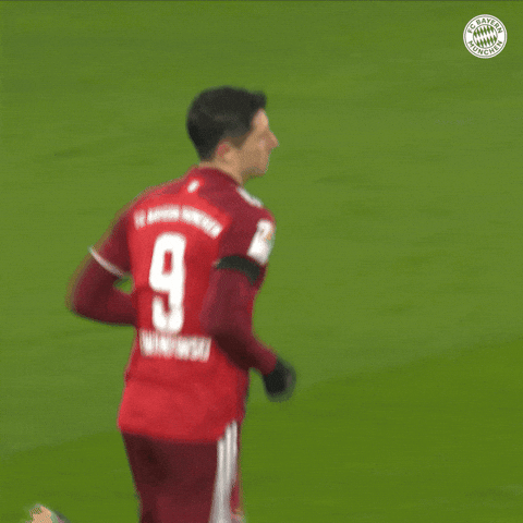 Robert Lewandowski Football GIF by FC Bayern Munich