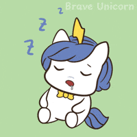 Sleepy GIF by Brave Unicorn