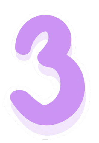 Number Nombre Sticker by Poupoutte