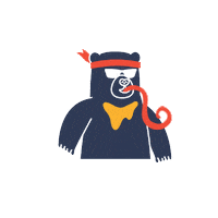 baskbearcoffee okay thumbsup sunbear baskbearcoffee Sticker