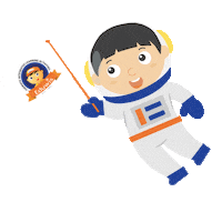 Look At This In Space Sticker by Eduwis Education