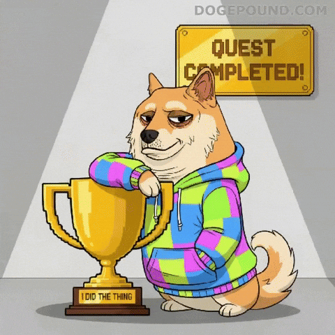 Dog Win GIF by Doge Pound