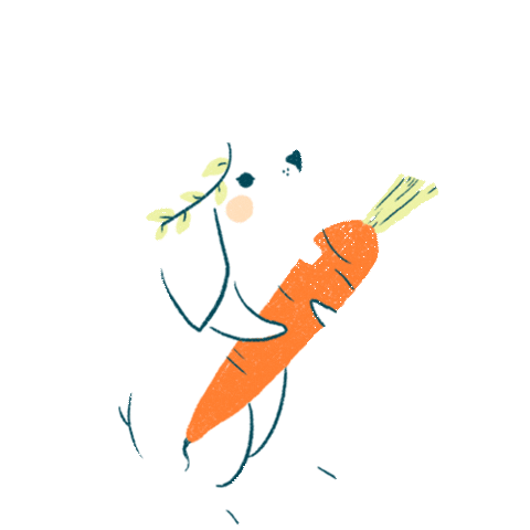 ChezVonnette giphyupload nature bunny spring Sticker