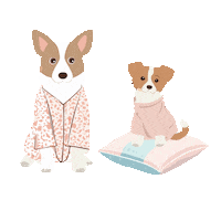Pajama Party Dog Sticker by Underdog