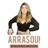 cabelosporkerlandiateixeira hair congratulations cabelo blond Sticker