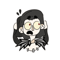 shturmik wow scared o death note Sticker