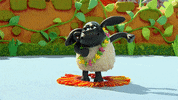 shaun the sheep dancing GIF by Aardman Animations