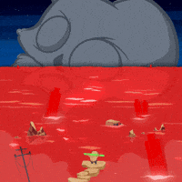 Post Apocalyptic Red Sea GIF by BigBrains