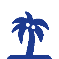 Palm Coconut Sticker by Čedok