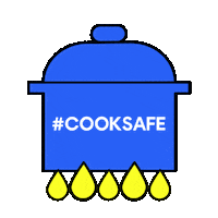 Fire Cooking Sticker by MasksForUnity