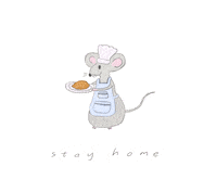 esinee yummy covid chef bread Sticker