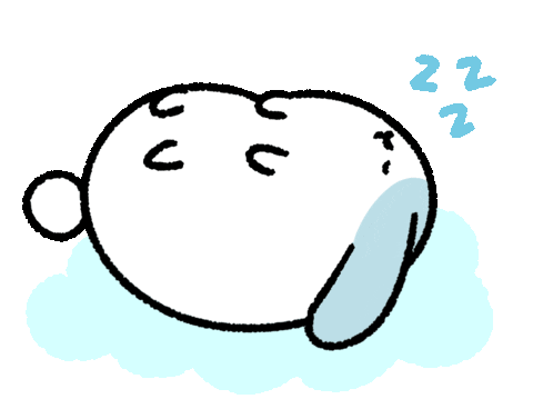 Tired Sleep Sticker by Ai and Aiko
