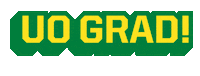 Uo Uoregon Sticker by University of Oregon