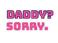 Sorry Text Sticker