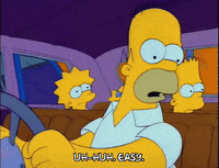 Driving Season 3 GIF by The Simpsons