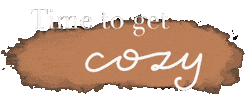Gemütlich Get Cozy Sticker