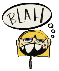 mollyjenson tired bored gross depressed Sticker