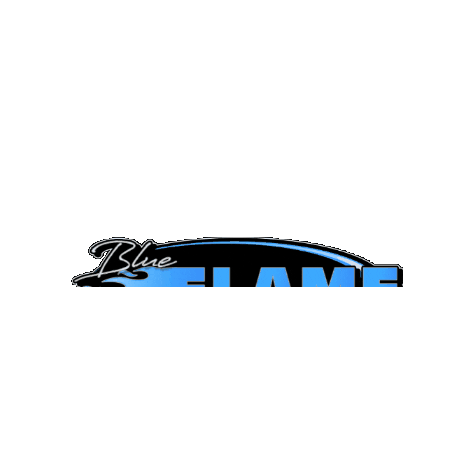 Blue Flame Sticker by Bue Flame Racing Fuel