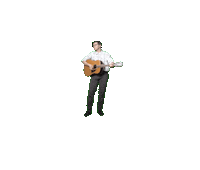 Party Guitar Sticker by Sonia Eryka