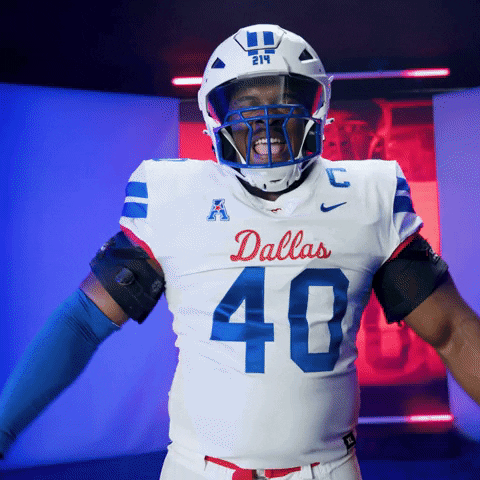Lets Go Win GIF by SMU Football