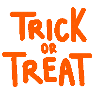 Trick Or Treat Halloween Sticker