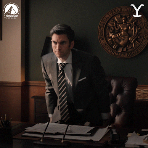 Scared Paramount Network GIF by Yellowstone