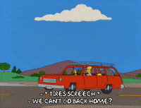 driving homer simpson GIF