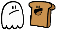 Friends Ghost Sticker by Phil Corbett