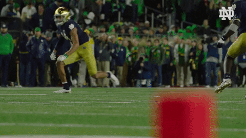 Tackle Nd Football GIF by Notre Dame Fighting Irish