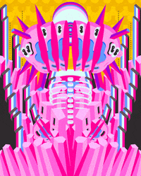 ShallowLagoon trippy psychedelic weird alien GIF