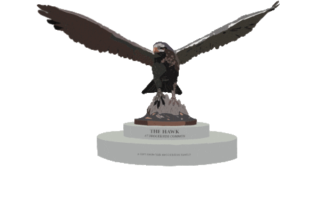 Flyhawks Sticker by Monmouth Hawks