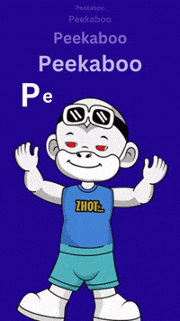 Peek A Boo Gotcha GIF by Zhot