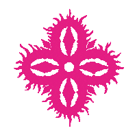 KRUSTOPIA logo pink electric krustopia Sticker