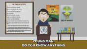 questioning speaking GIF by South Park 